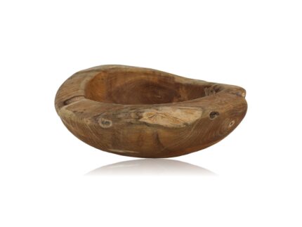 HSM Collection-Fruitschaal Medium -ø28-35x10-Naturel-Teak