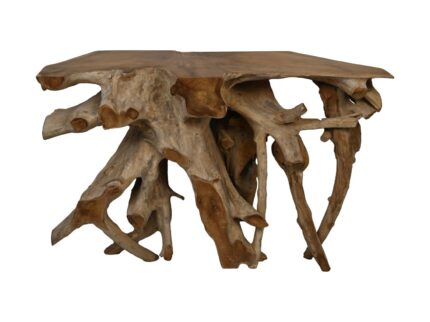 HSM Collection-Wandtafel Teak Root Two Tone-150x40x80-Naturel-Teak