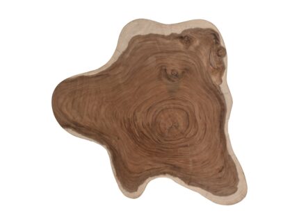 HSM Collection-Rond Tafelblad-ø120x10-Naturel-Munggur