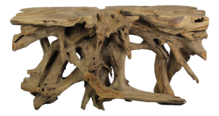 HSM Collection-Wandtafel Teak Root-120x40x70-Naturel-Teak