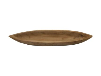 HSM Collection-Fruitschaal Kano -50x15x7-Naturel-Teak