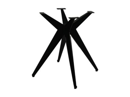 HSM Collection-Tafelonderstel Spider Angle-80x80x72 (60 mm)-Zwart-Metaal