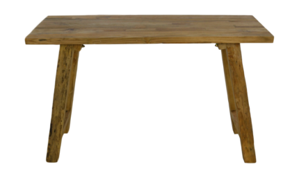 HSM Collection-Rechthoekige Wandtafel Lawas-120x40x75-Naturel-Teak