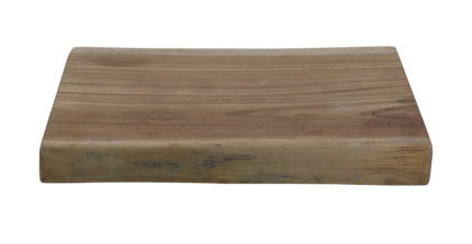 HSM Collection-Rechthoekig Boomstamblad-50x40x5-Naturel-Teak