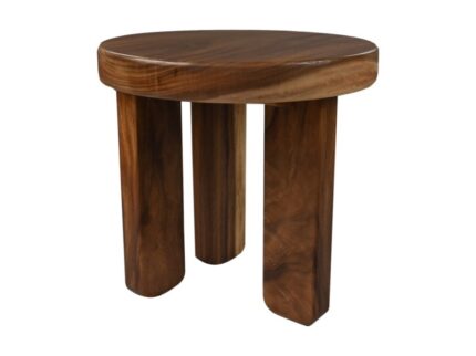 HSM Collection-Ronde Salontafel-Ø50x50-Bruin-Munggur