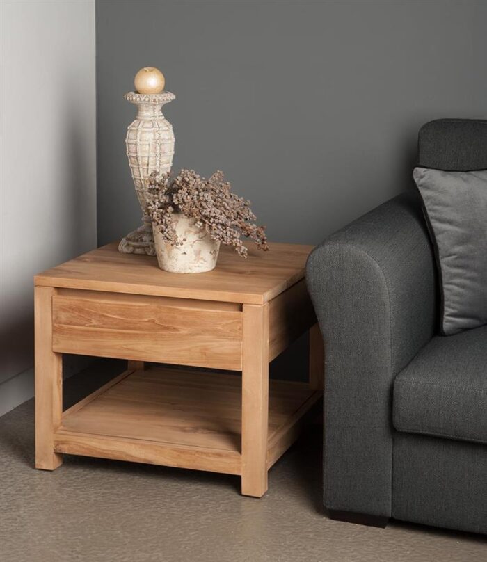 Corona Bijzettafel vierkant 60 cm - Afbeelding 2