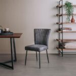 Toledo Stoel - fabric Savannah anthracite - Afbeelding 2