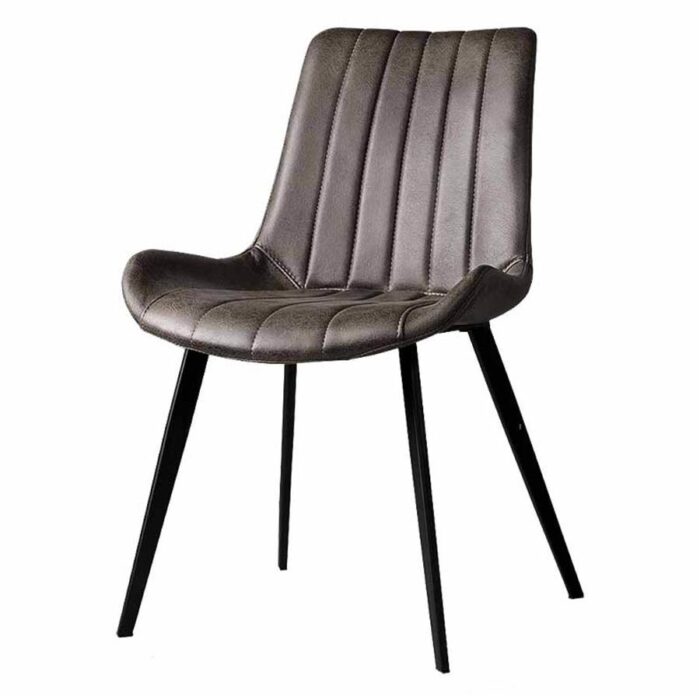Eljas Stoel - fabric Savannah anthracite - Afbeelding 1