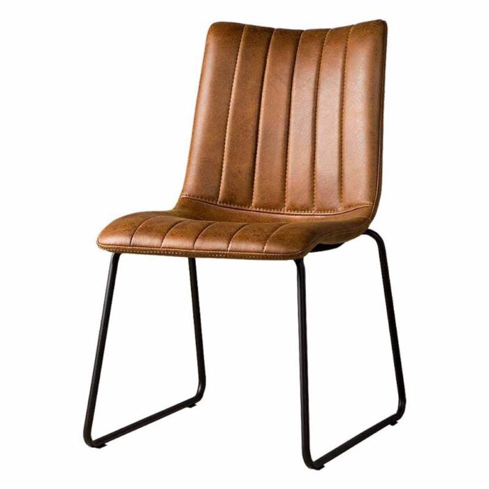 Bunol Stoel - fabric Savannah light brown - Afbeelding 1