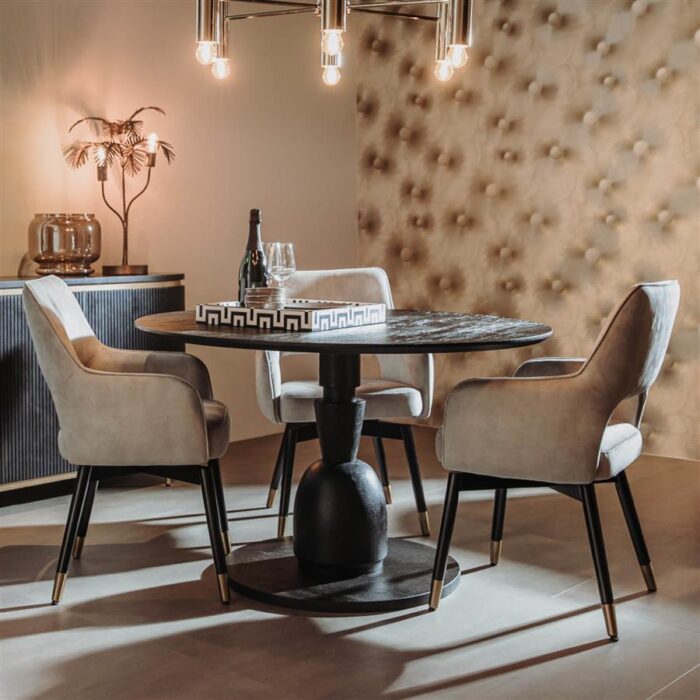Brunello Eetkamertafel rond 130 cm - Afbeelding 2
