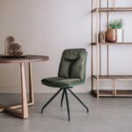 Rota Stoel - fabric Lush Green (draaibaar) - Afbeelding 2