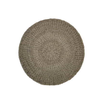 HSM Collection-Vloerkleed -ø100-Naturel-Raffia/Zeegras