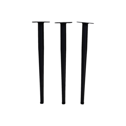 HSM Collection-Salontafelpoot S/3 Ventura-ø2x45-Zwart-Metaal