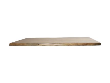 HSM Collection-Rechthoekig Tafelblad Live Edge-140x80x4-Naturel-Acacia
