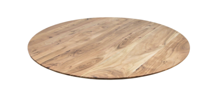 HSM Collection-Rond Tafelblad Zürich-ø80x3,8-Naturel-Acacia