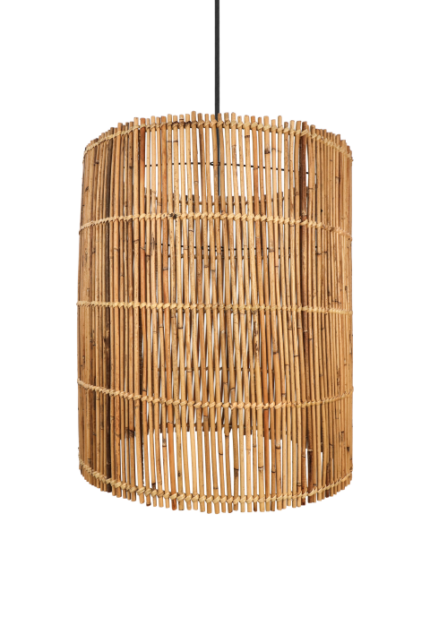 HSM Collection-Hanglamp-ø50x56-Naturel-Rotan