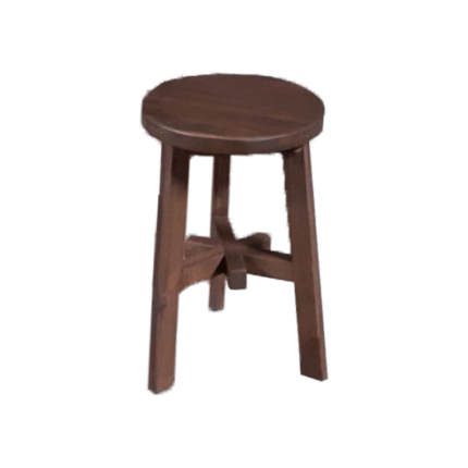 HSM Collection-Ronde Kruk-3ø0/35xx50-Bruin-Teak