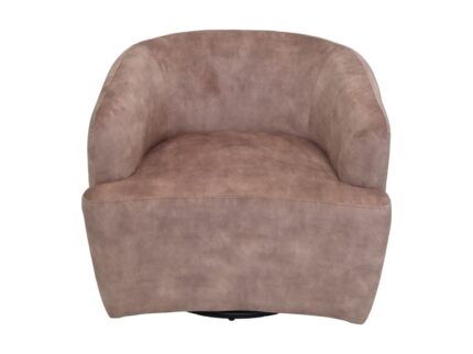 HSM Collection-Draaifauteuil Adore 10-80x77x71-Lever/Zwart-Stof/Metaal